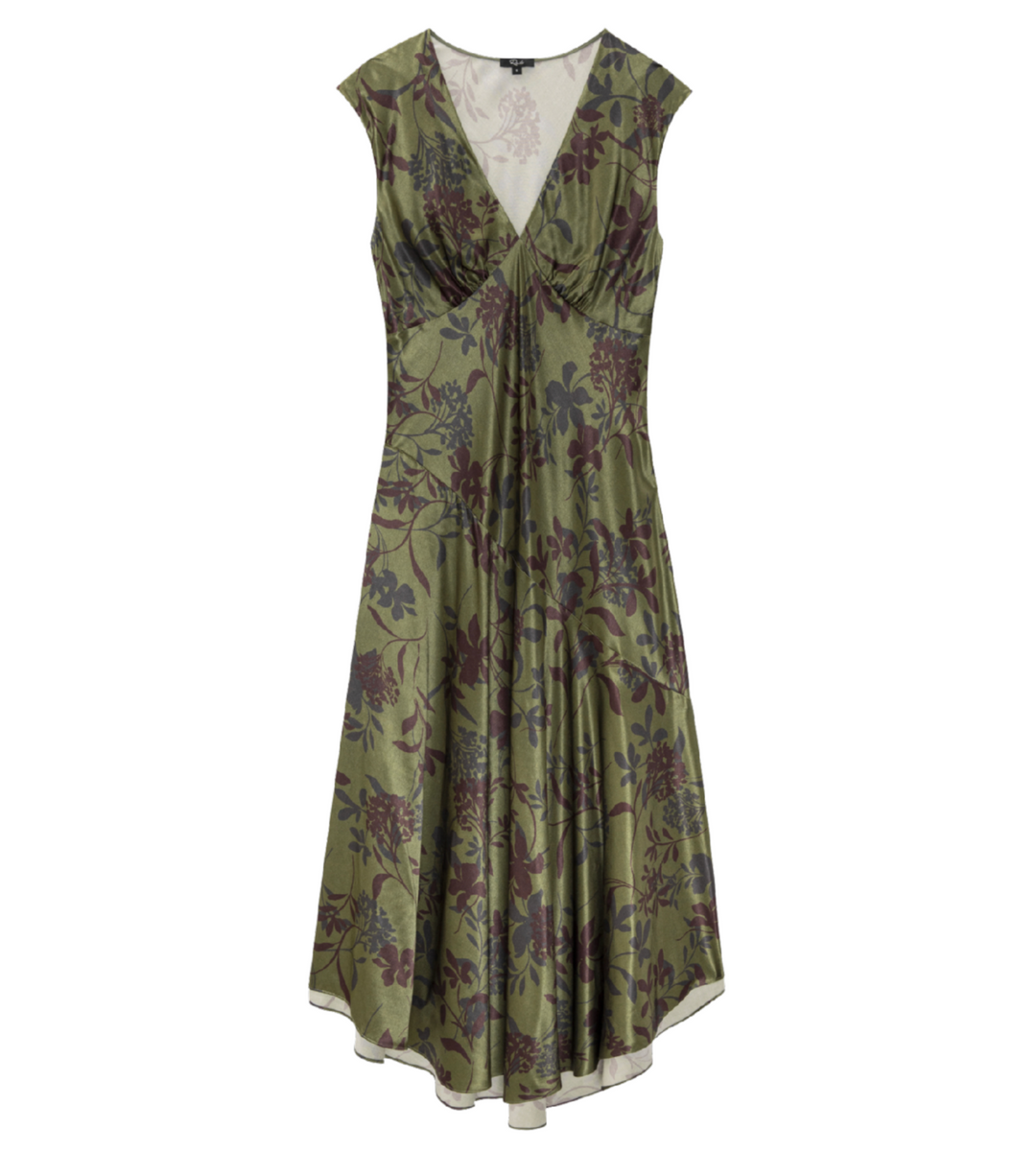 Eleni Dress - Olive Dahlia