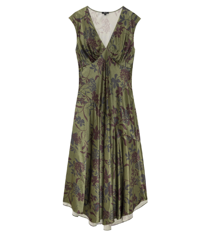 Eleni Dress - Olive Dahlia
