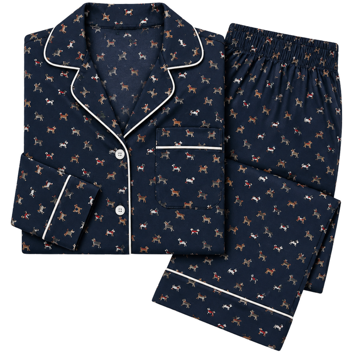 Gisele Long PJ Set - Santa Paws
