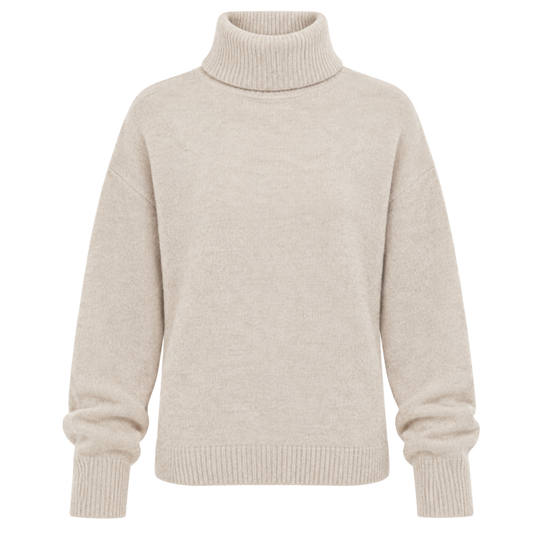 Emmett Turtleneck Sweater- Oat