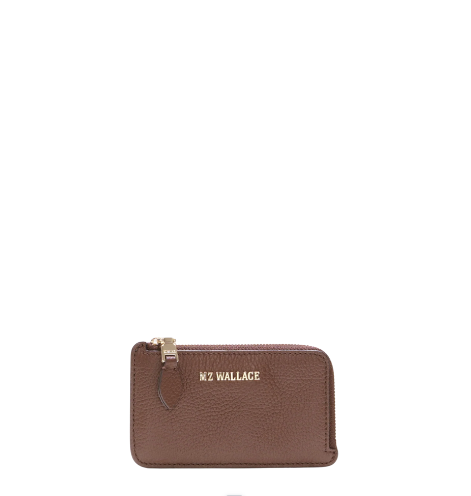 Zip Card Case - Chestnut
