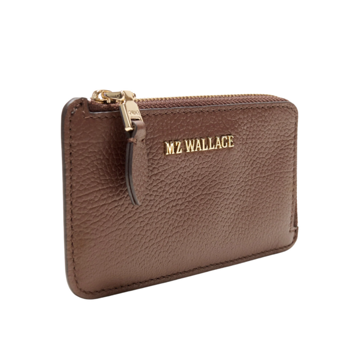 Zip Card Case - Chestnut