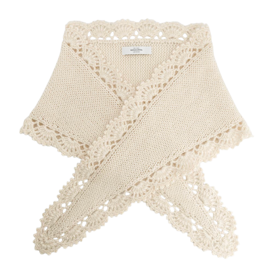 Rio Triangle Scarf - Ivory