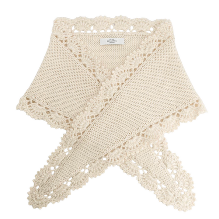 Rio Triangle Scarf - Ivory