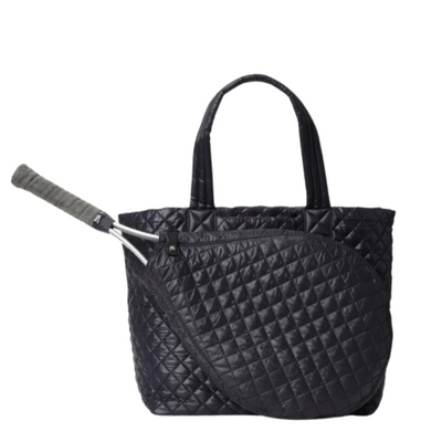 Tennis Large Metro Tote - Black