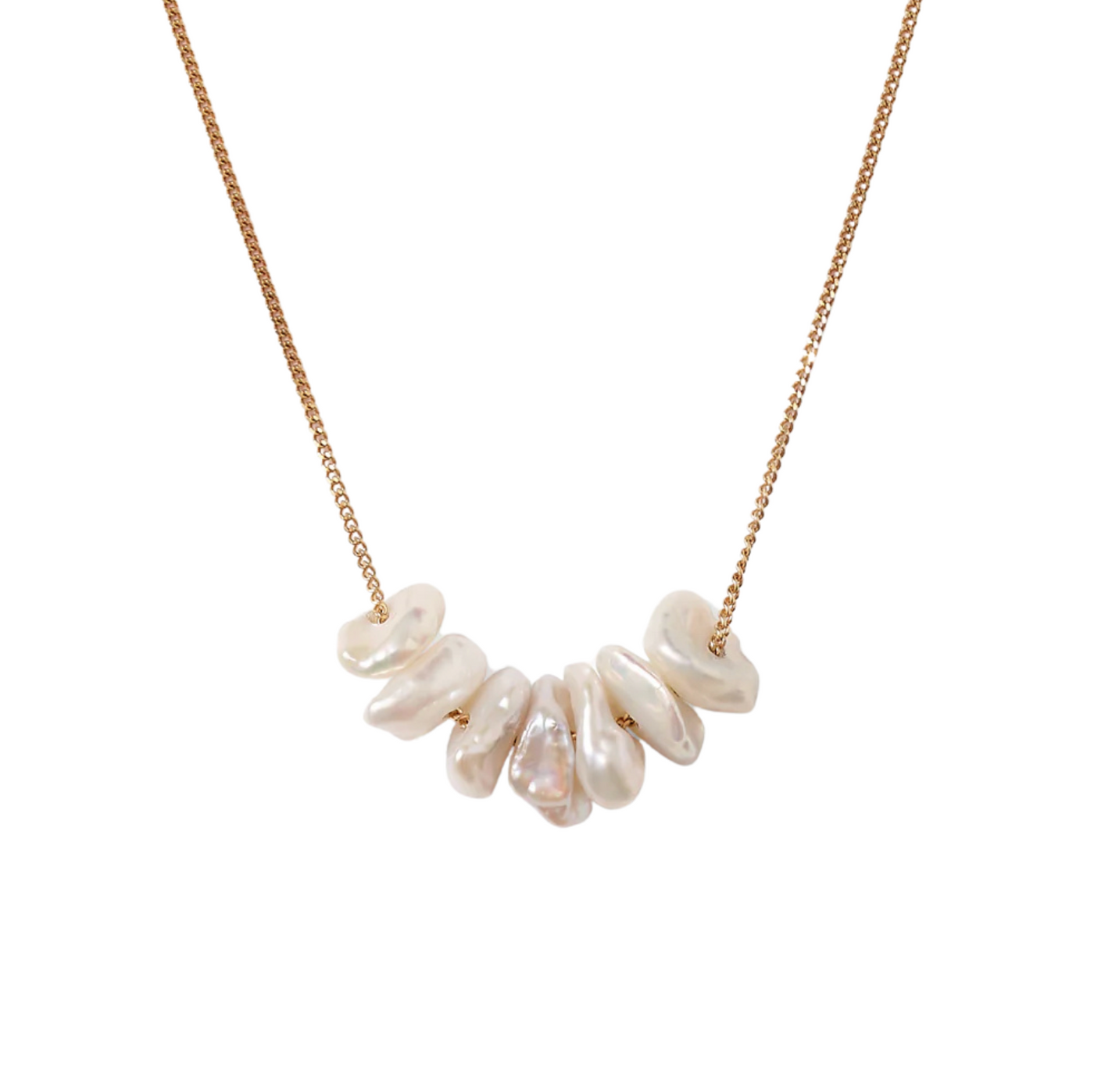 Anini Pearl Necklace - Gold