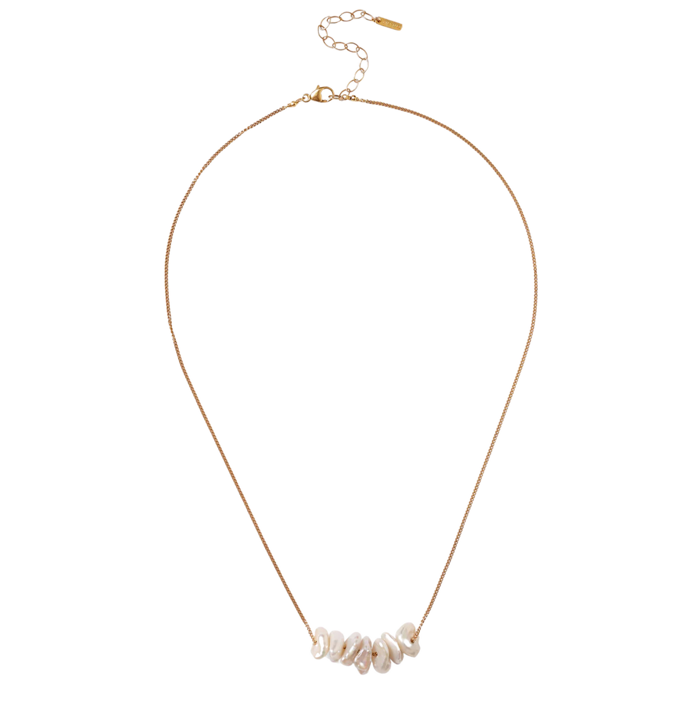 Anini Pearl Necklace - Gold