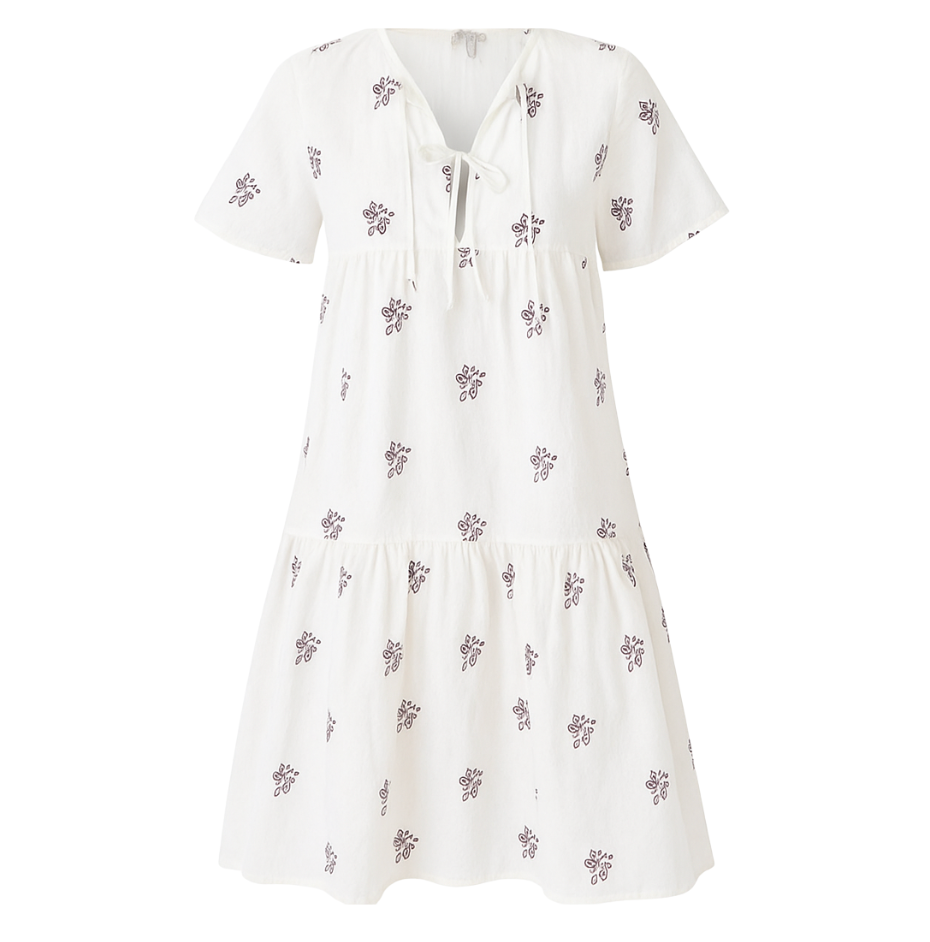 Isla Dress - Black Sprig Organic