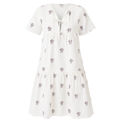 Isla Dress - Black Sprig Organic