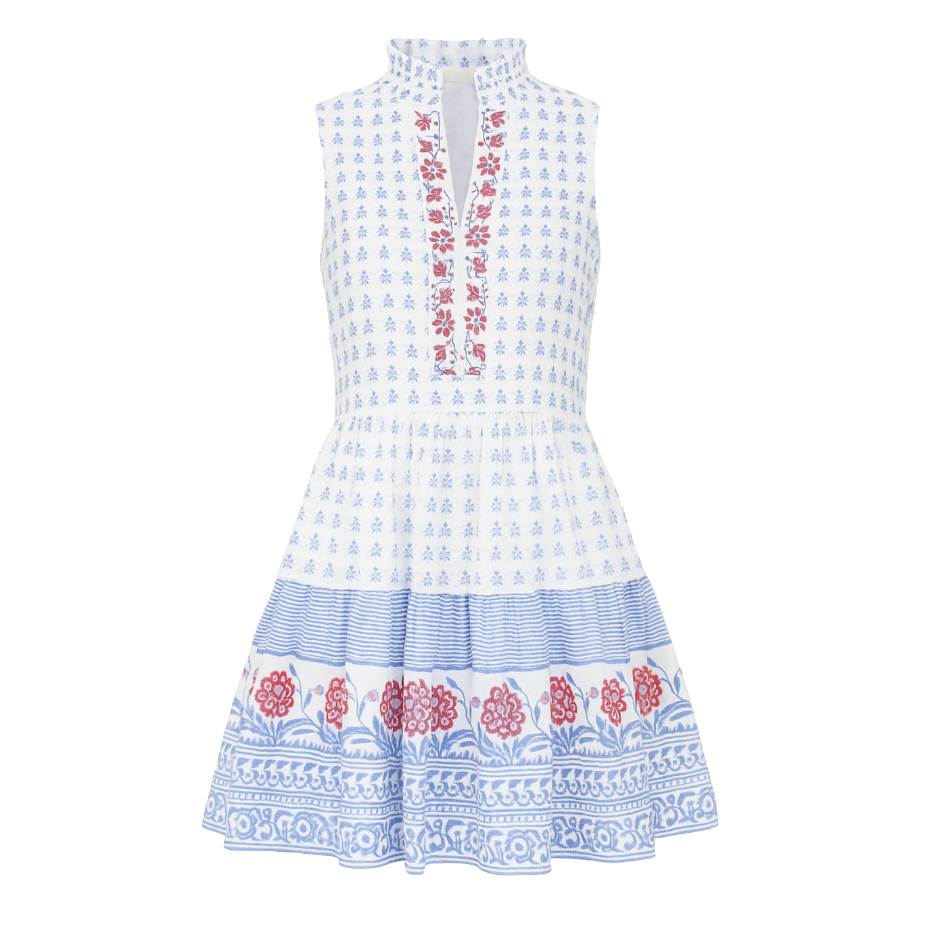 Yoke Dress - Borrego Navy