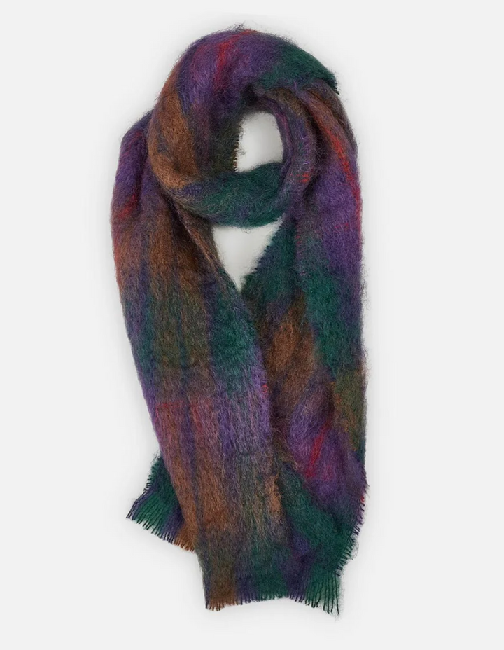 Drumin Mohair Scarf - Woodland