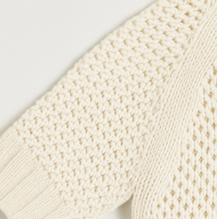 The Natalie Cotton Pullover - White