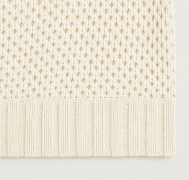 The Natalie Cotton Pullover - White