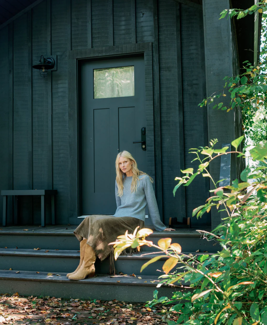 Kurt Sage Midi Skirt - Army