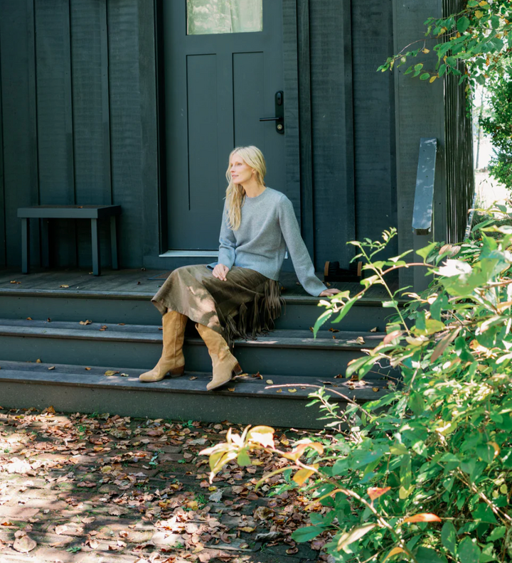 Kurt Sage Midi Skirt - Army