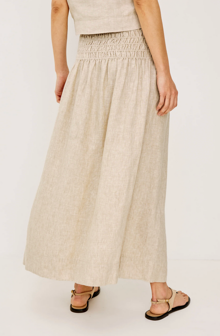 Alessa Skirt - Heathered Flax