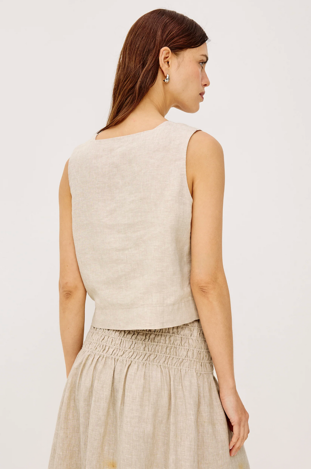 Akira Top - Heathered Flax