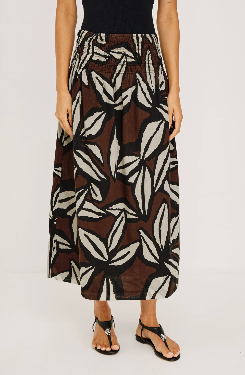 Alessa Skirt - Cocoa Floral