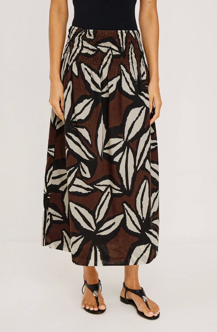 Alessa Skirt - Cocoa Floral