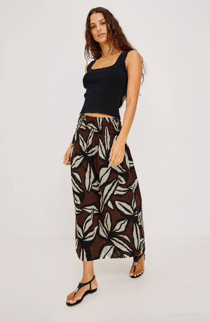 Alessa Skirt - Cocoa Floral