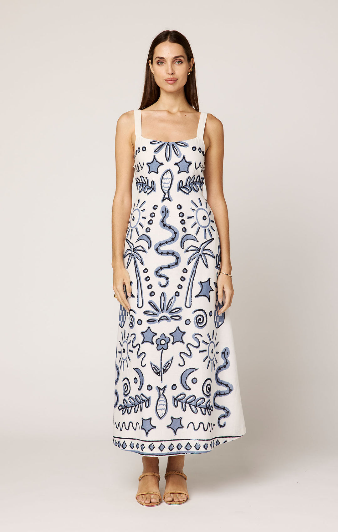 Shelly Ankle Dress - Verona Print