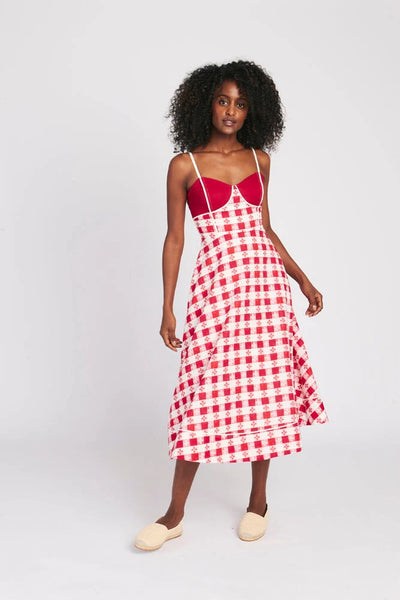 Harper Dress - Red Tablecloth