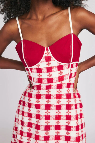 Harper Dress - Red Tablecloth