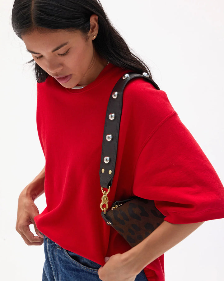 Shoulder Strap - Black w/ Studs