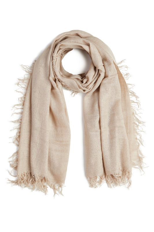 The Silk Cashmere Scarf- Jute