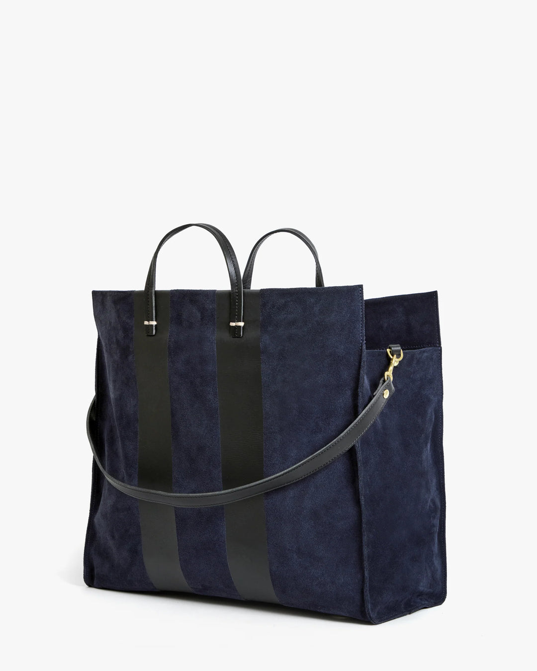 Simple Tote - Navy w/ Racing Stripes