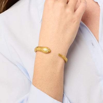 Snake Cuff- Gold