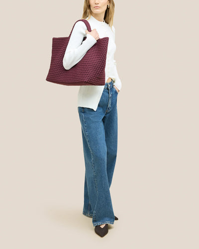 St. Barths Large Tote - Bordeaux