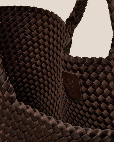St. Barths Large Tote - Chocolate