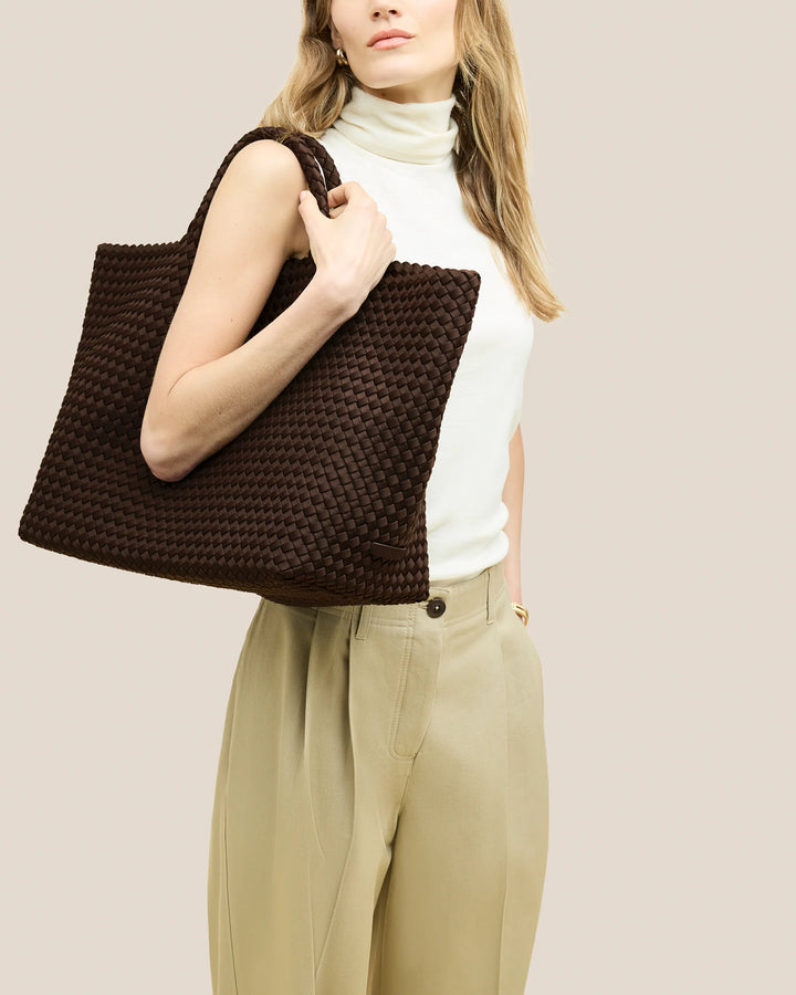 St. Barths Large Tote - Chocolate