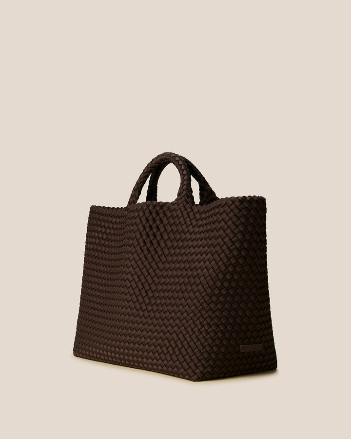 St. Barths Large Tote - Chocolate