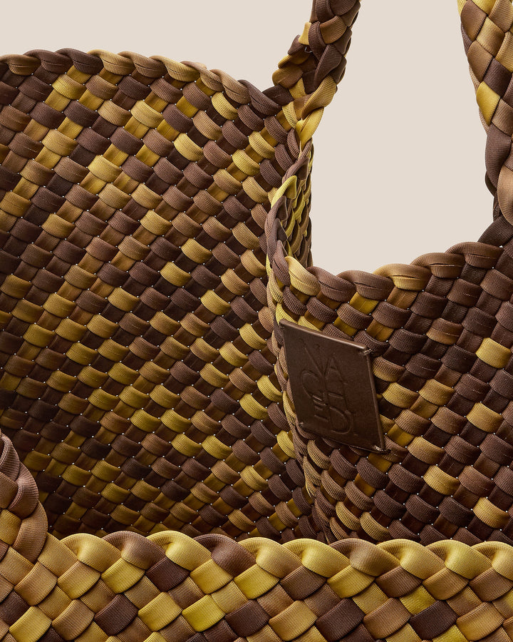 St. Barths Large Tote Watercolor - Tortoiseshell