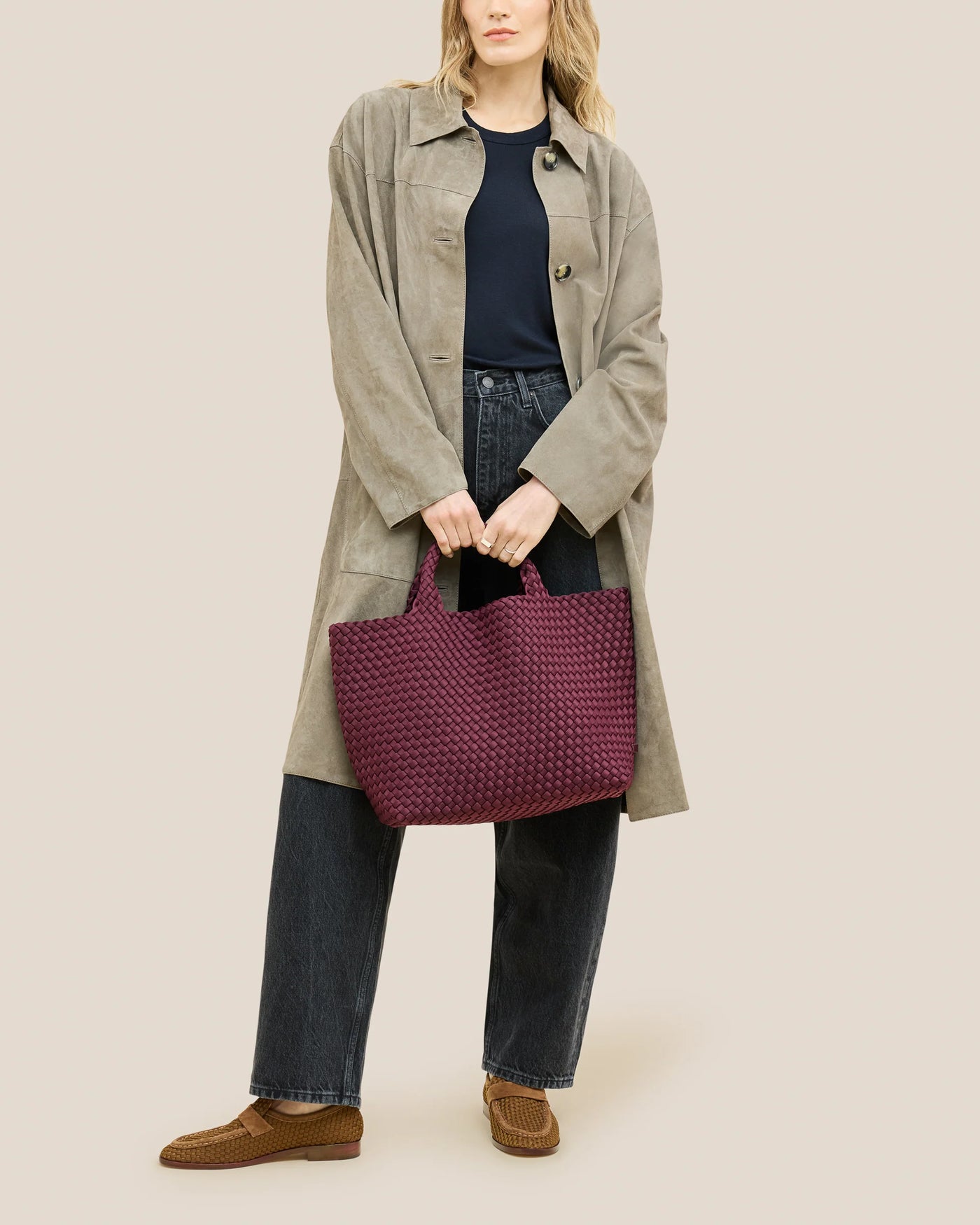 St. Barths Medium Tote - Bordeaux