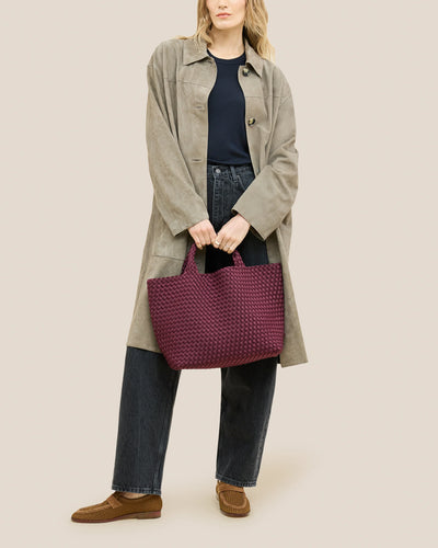 St. Barths Medium Tote - Bordeaux