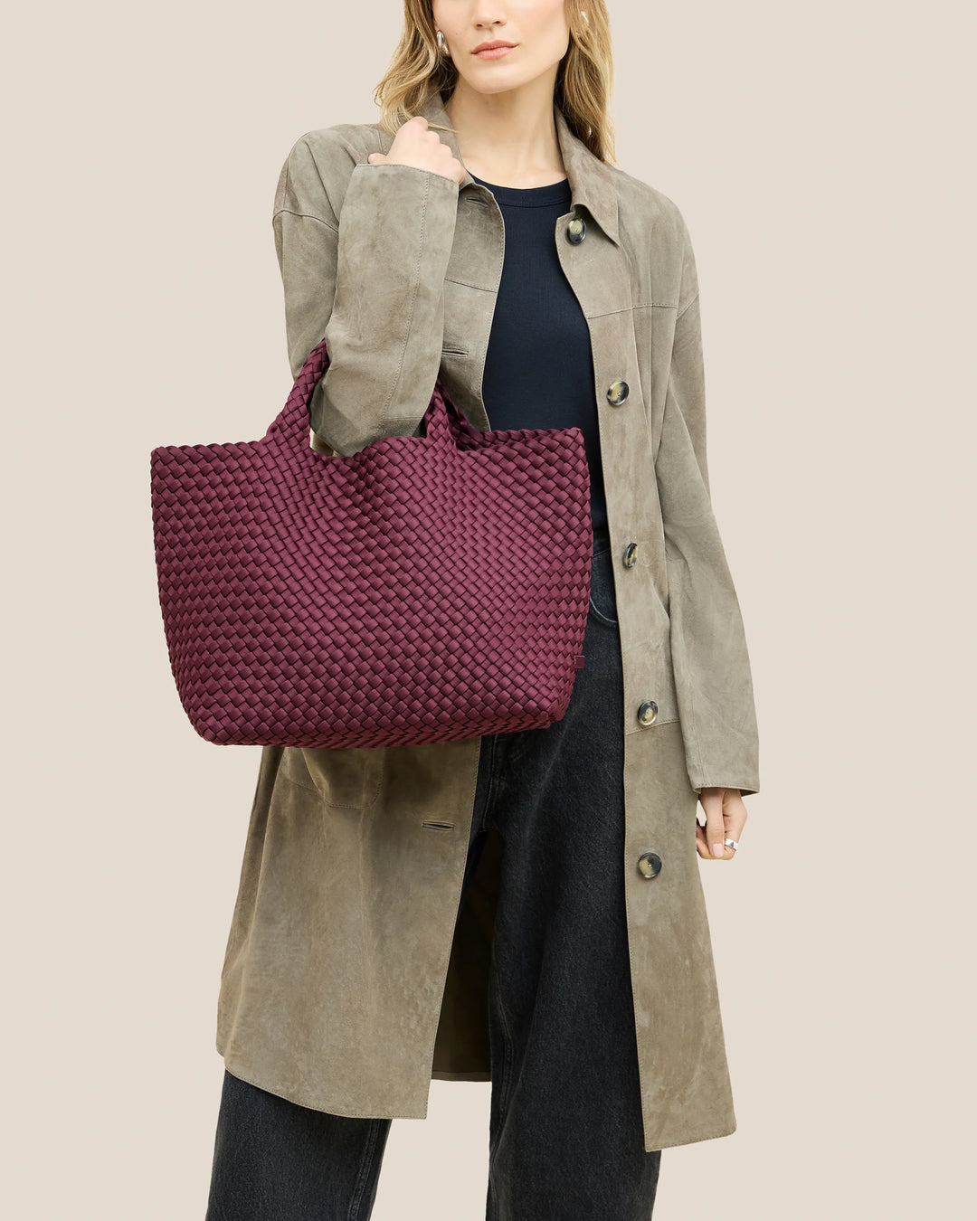 St. Barths Medium Tote - Bordeaux