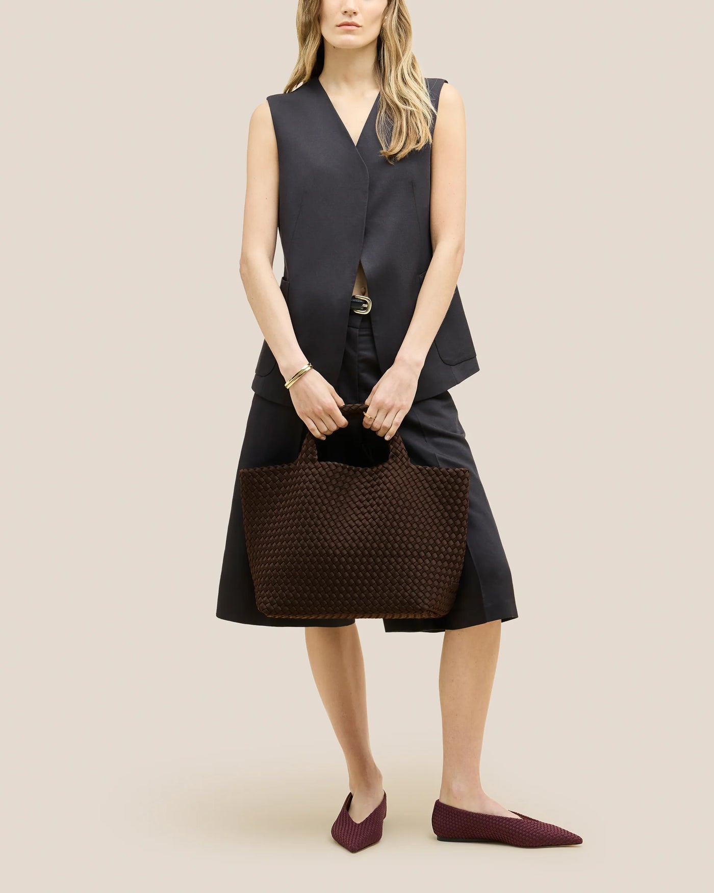 St. Barths Medium Tote - Chocolate