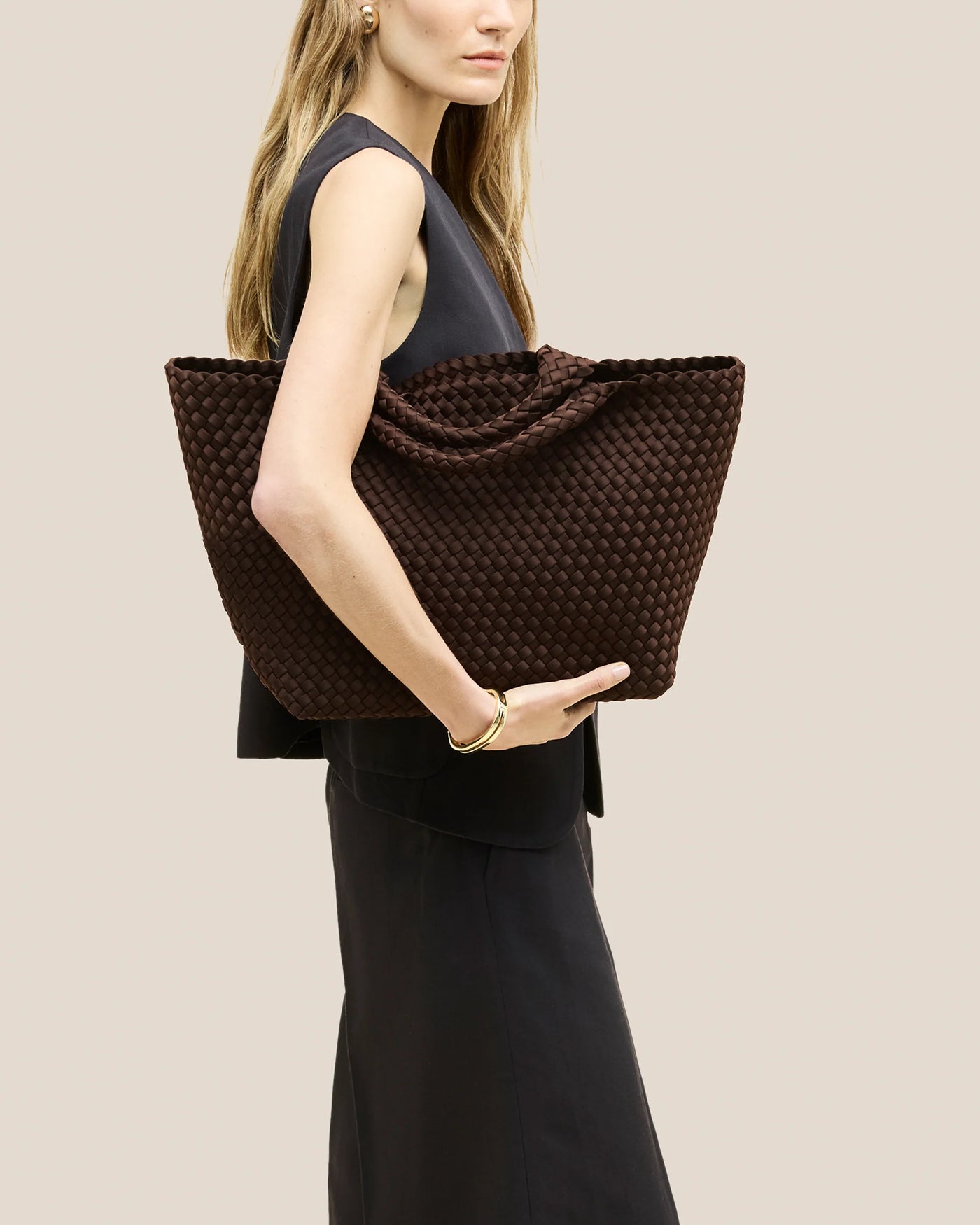 St. Barths Medium Tote - Chocolate