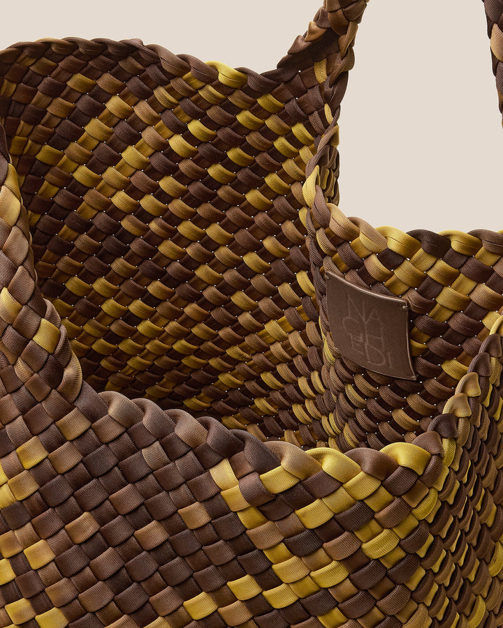 St. Barths Medium Tote Watercolor - Tortoiseshell