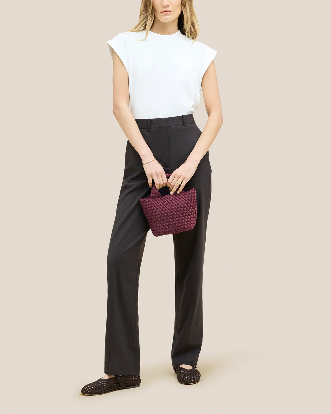 St. Barths Petit Tote - Bordeaux