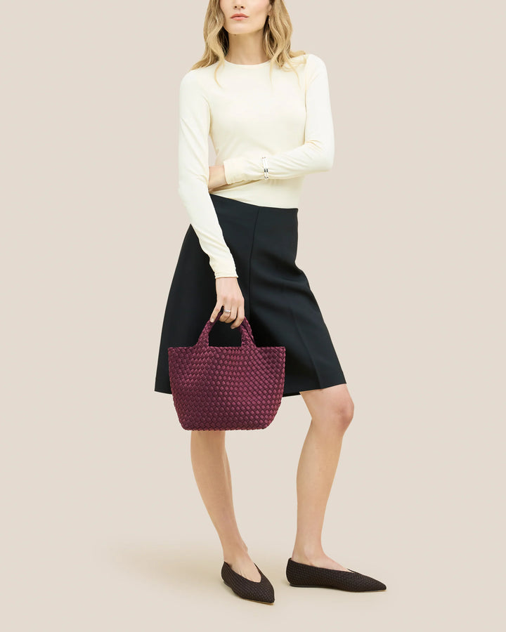 St. Barths Small Tote - Bordeaux