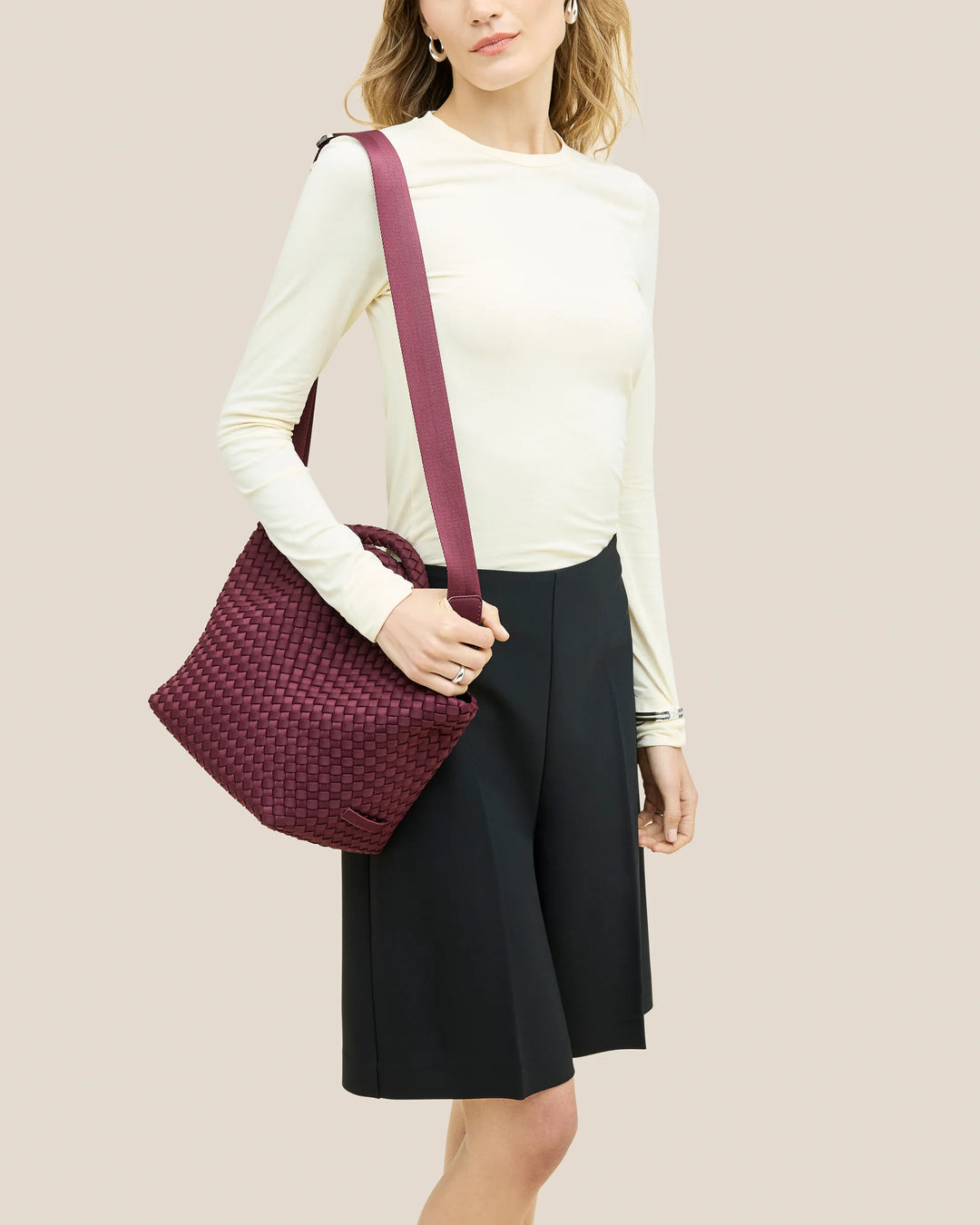 St. Barths Small Tote - Bordeaux