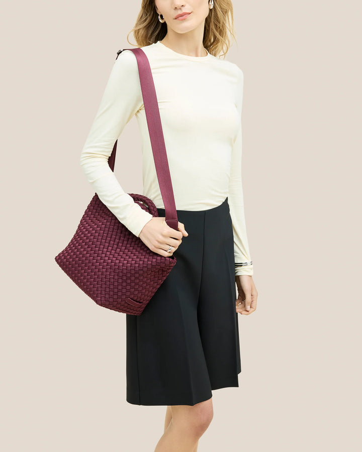 St. Barths Small Tote - Bordeaux
