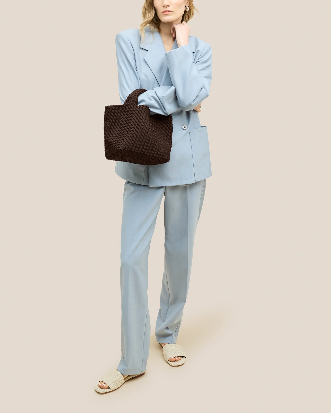 St. Barths Small Tote - Chocolate