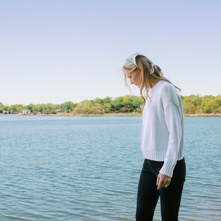 Paige Pullover- Laser White