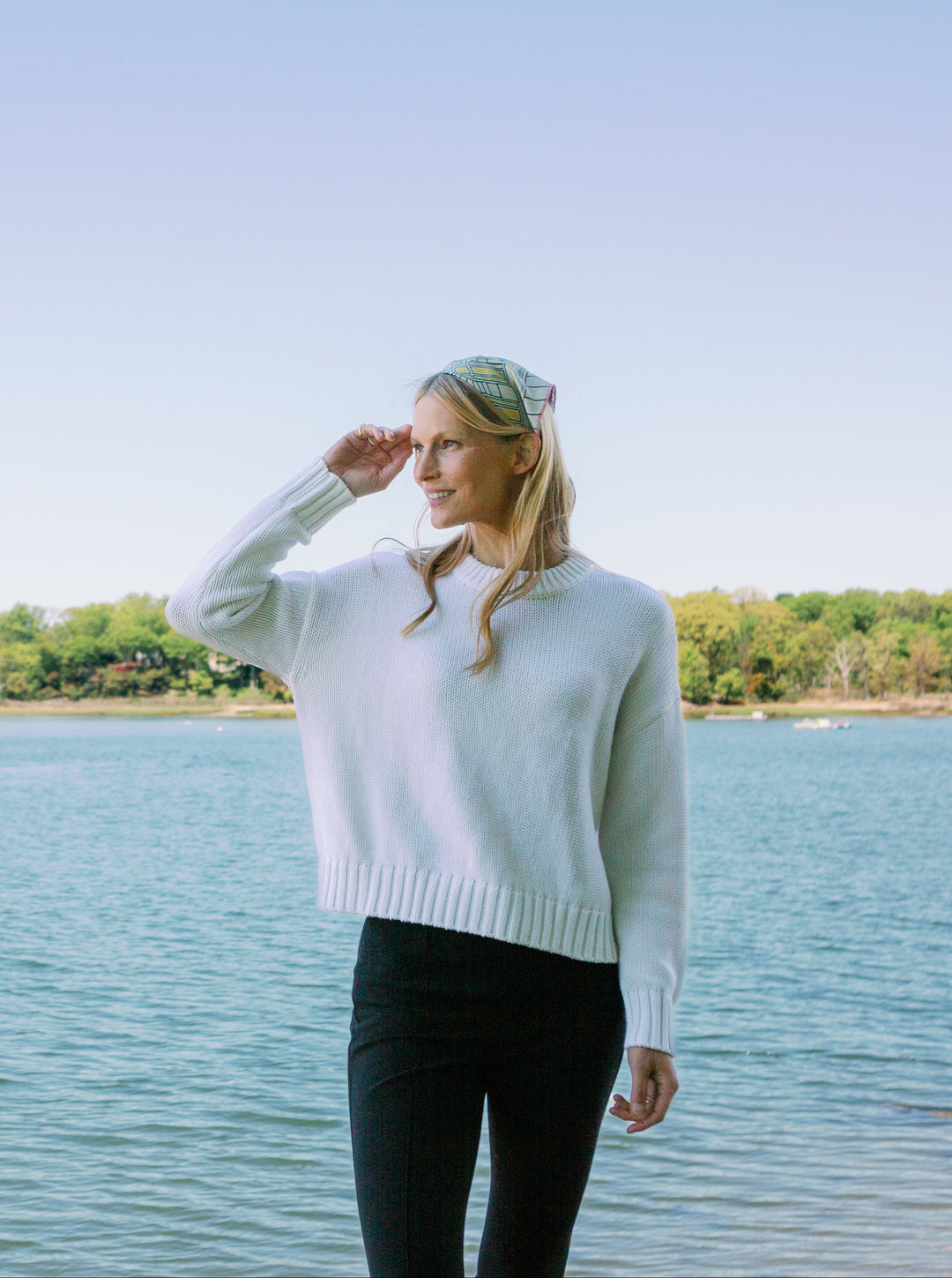 Paige Pullover- Laser White