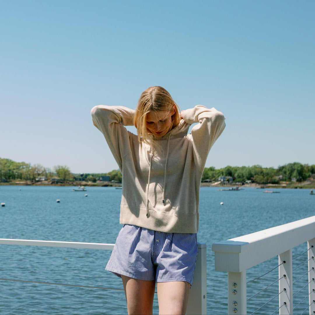 Lua Hoodie- Eco Alabaster